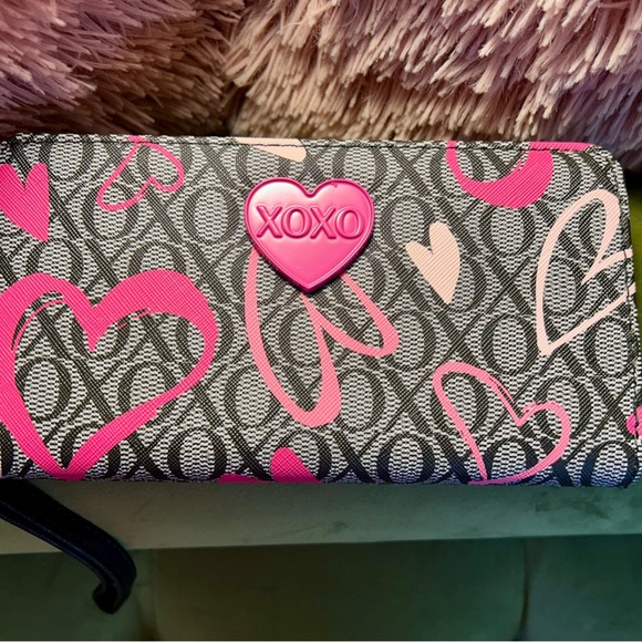XOXO Women's Pink and Black Wallet - Picture 6 of 6